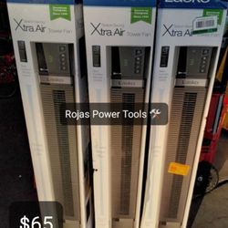 LASKO XTRA AIR 48 IN OSCILLATING TOWER FAN WITH NIGHTTIME SETTING AND REMOTE CONTROL