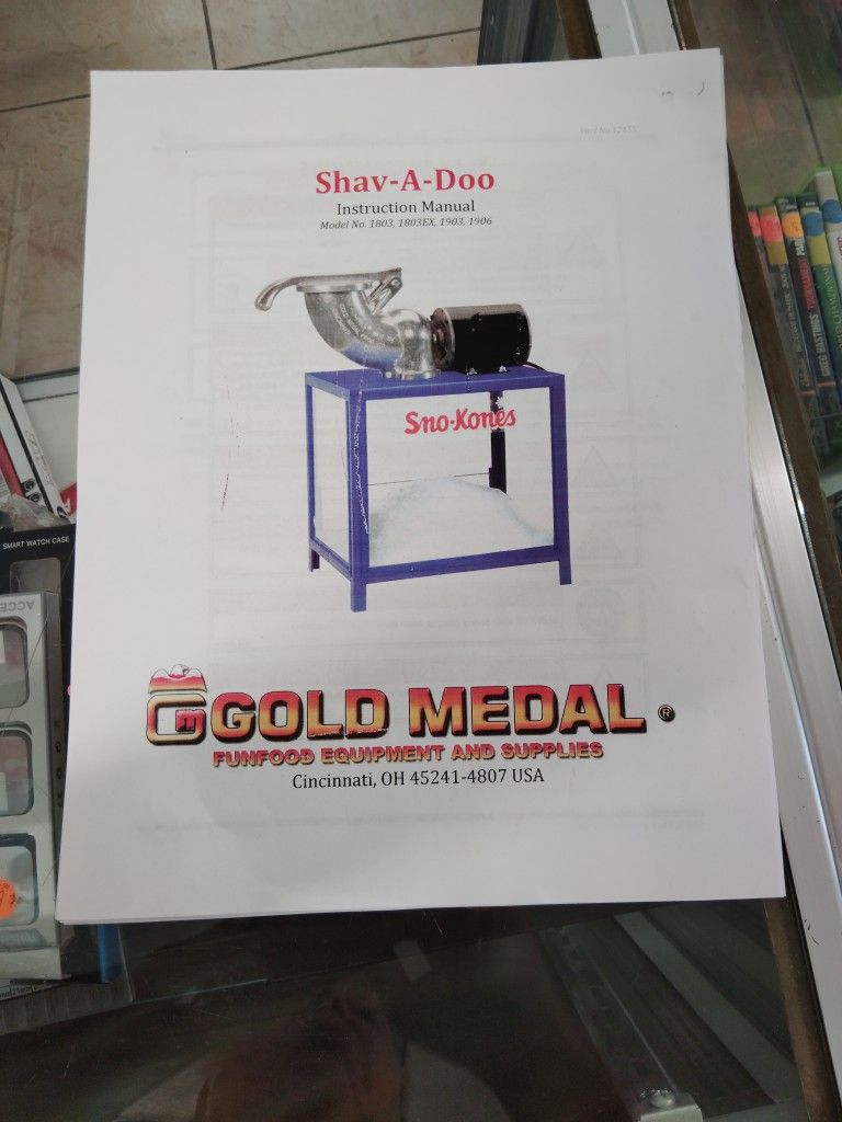 Snow Cone Machine (Shav-A-Doo)