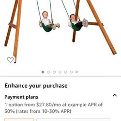 Backyard Discovery Heavy Duty Durango Swing Set
