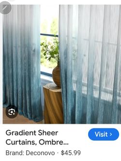 New- In Never OPENED Packaging.. Groume Ramp Sheer Curtains