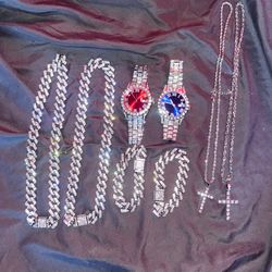 New Watches Chains Bracelets 