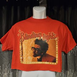 The weeknd blinding lights inspired croptop