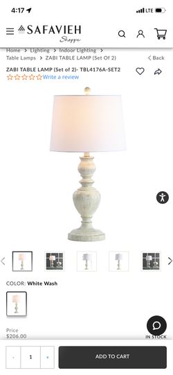 Brand new Zabi Table Lamps W/ Nightstands 