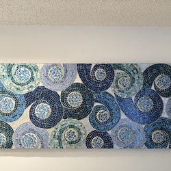 Mosaic wall art painting