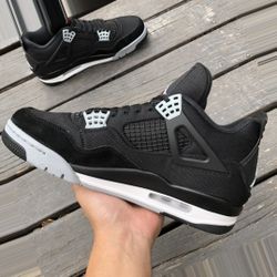 Jordan 4 SE Black Canvas 46