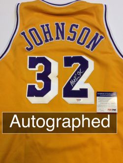 SALE! Magic Johnson SIGNED Lakers Jersey