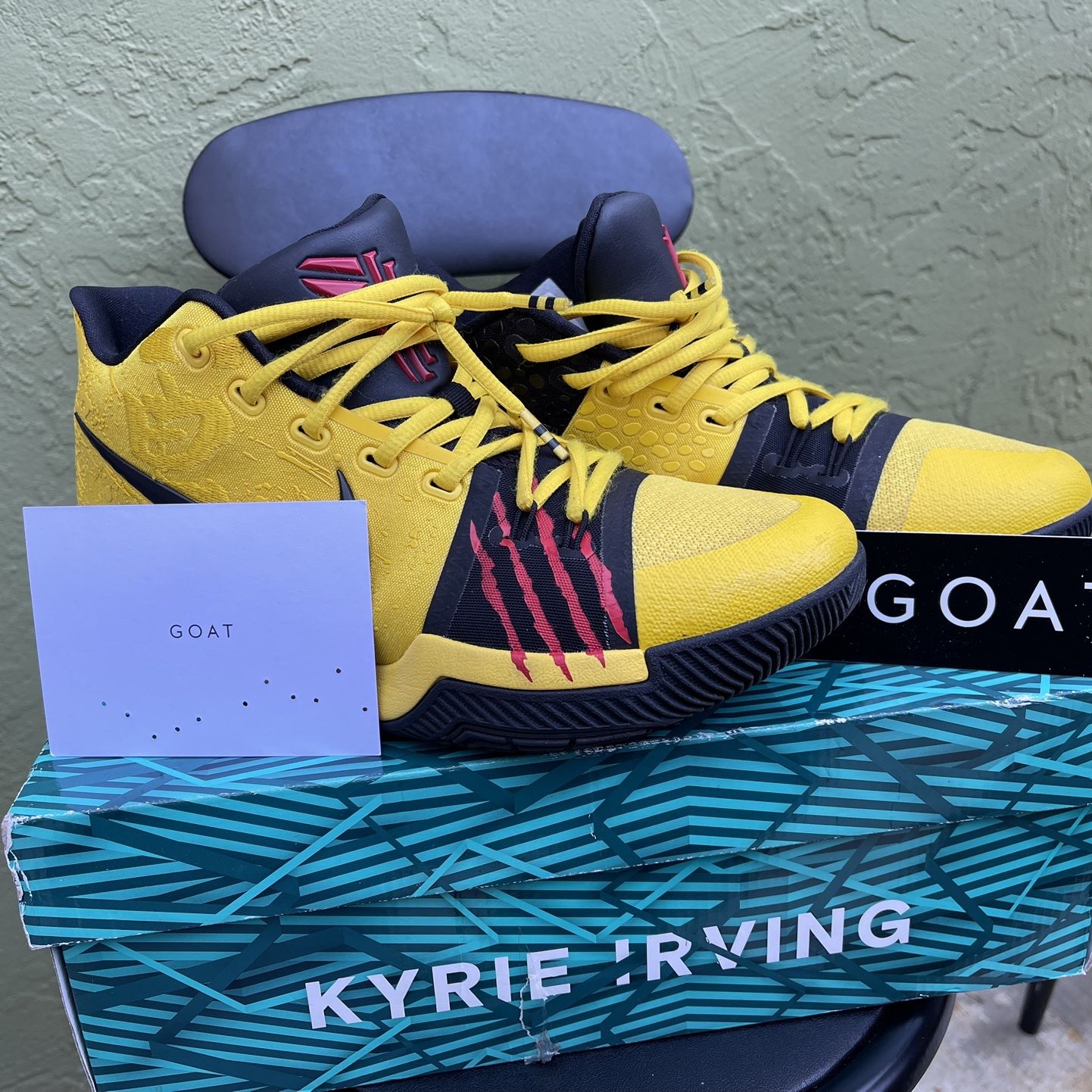 Nike Kyrie 3 Mamba Mentality Bruce Lee Size 8.5 for Sale in 