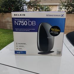 Belkin N750 DB Wireless Dual Band N+ Router 