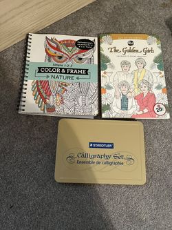 Calligraphy Set And Color Books