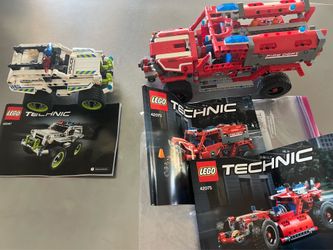 LEGO Technic police interceptor 42047 and First Responder 42075