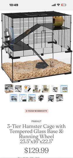 Pawhut Hamster Cage