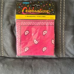 New Unique Celebration Pink Bandana Costume 
