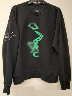 Run On Clouds Women's Graphic Club Crew Pullover Active Black Large Sweatshirt