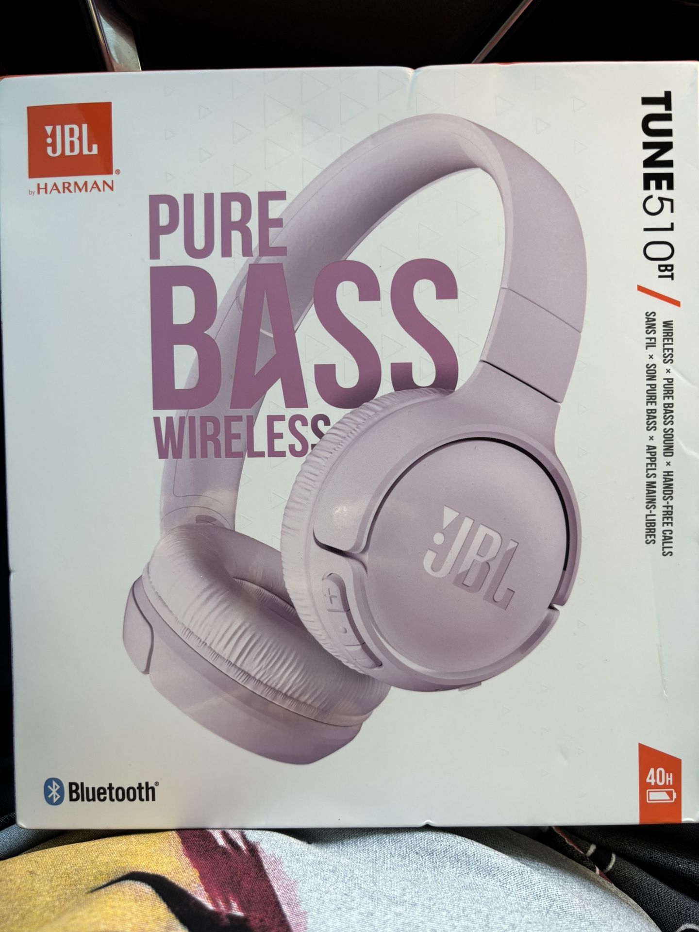 JBL Pure Bass Wireless Bluetooth Headphones