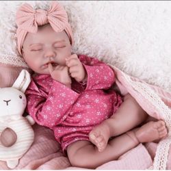 20inch -Aori Reborn Baby Girl Real  Pink Clothing — $35 