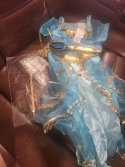Girls Princess Jasmine Costume Set