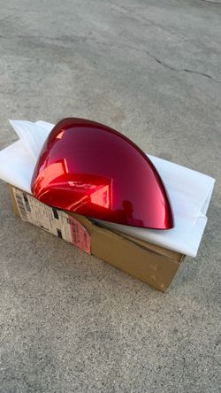New 2018-2025 Mazda MX-5 Miata    Front Right. mirror cover Soul red. Red crystal OEM