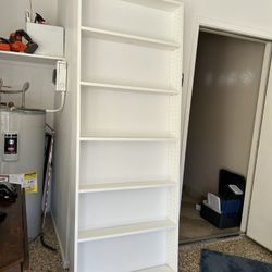 Extra Tall Size White Wall Storage Unit 