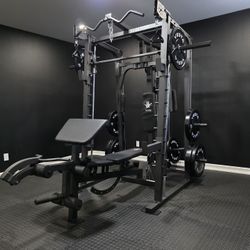 Smith Machine 2001 | Multi-Use Adj Bench | Gym Equipment | Fitness | Squat Rack | Excercise |🔴WEIGHTS AND BARBELL SOLD SEPARATELY 🔴 FREE DELIVERY 🚚