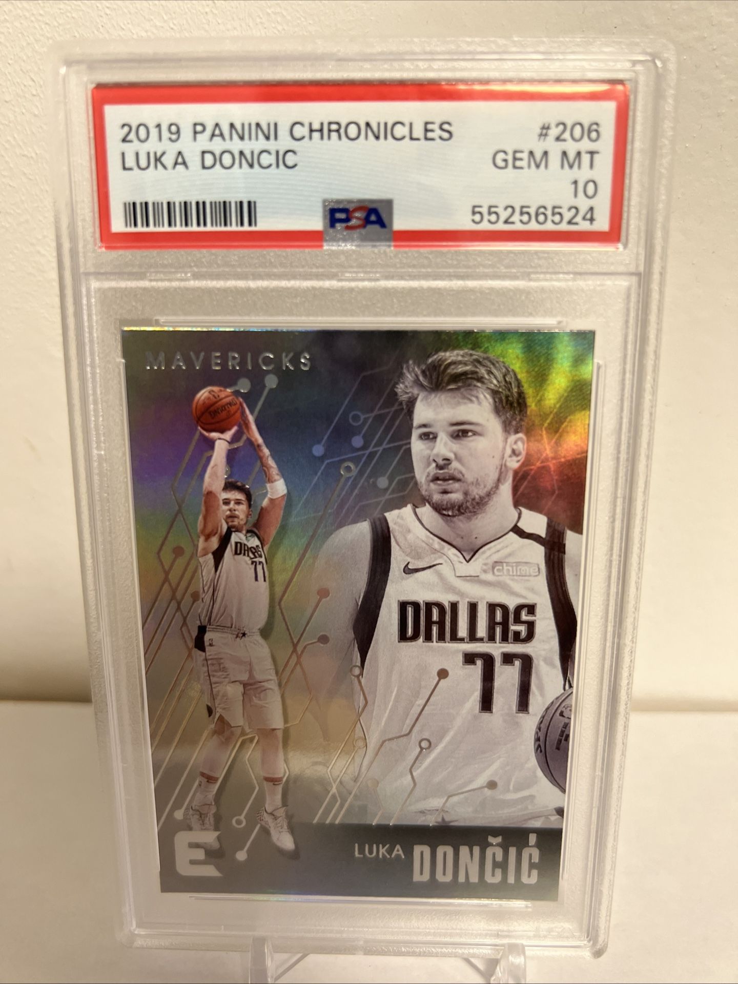 2019 Panini Chronicles Luka Doncic PSA GMT MT10