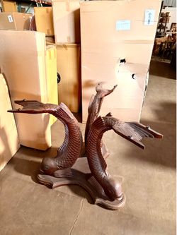 Mahogany 3 Fish Table