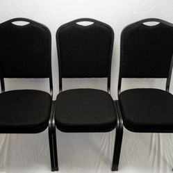 Banquet Black Chairs- Set Of 50 - PICK UP ONLY