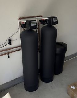 Large Dual Tank High Quality 10 Stage Salt Water Softener System with RO Alkaline Kitchen Filter