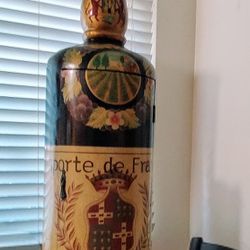 Large Bottle-Shaped Decorative Bar Cabinet - $45