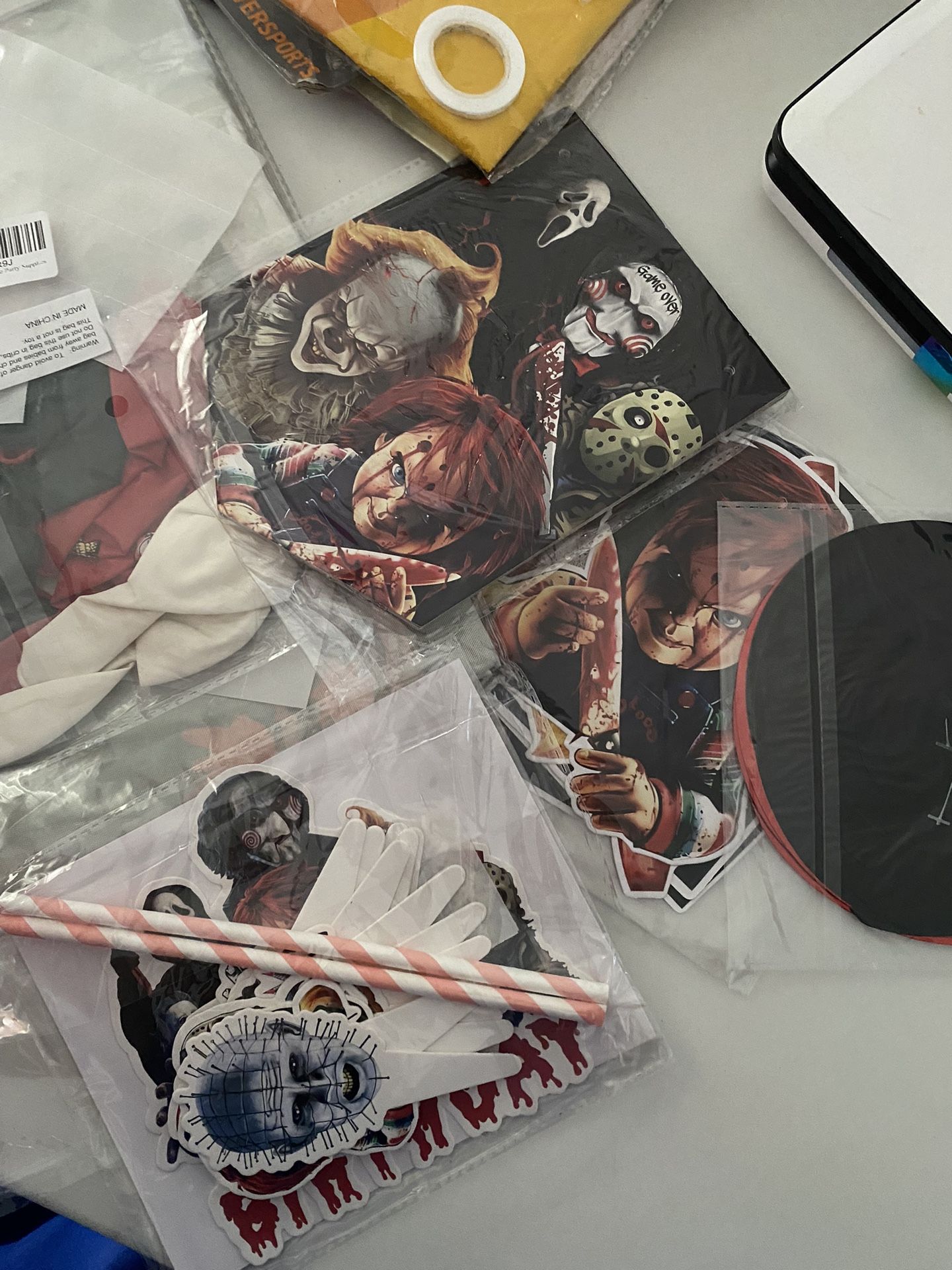 Halloween Horror Birthday Party Supplies