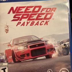 Ps4 Need For Speed PayBack