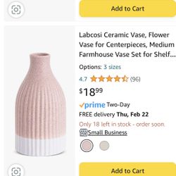 Laboski Ceramic Vase