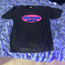 supreme black tee 