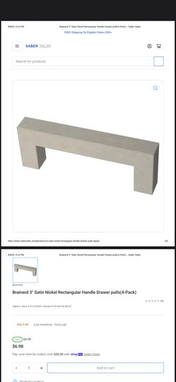 Drawer Pull Handled