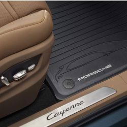 Brand New Porsche Cayenne All Weather Floor Mats 2019+ OEM Original