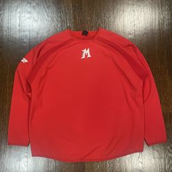 Vintage Red Baseball LongSleeve shirt