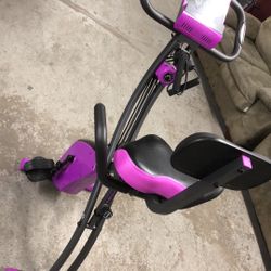 Electric bike exercise machine