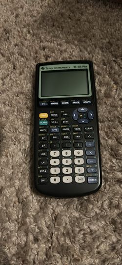 TI-83 graphing calculator