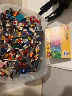 $100if you PICK UP lego bin with old unopened set