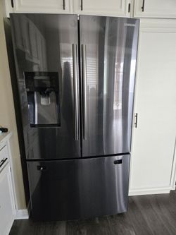 Samsung French Door Refrigerator Black Stainless