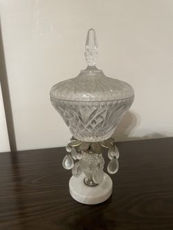 Vintage Crystal Dish 