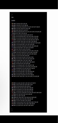PANINI WORLD CUP 2026 — WHITE BORDER STICKERS