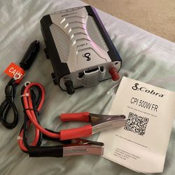 Cobra POWER 500W Power Inverter, Portable – 500-Watt Car Charger, 2 Grounded AC Outlets, 2 Fast Charge USB Ports and Remote Controller (CPIALCDG1) Com