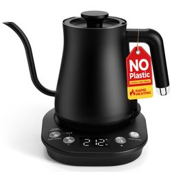 Mooye Gooseneck Electric Kettle with ±1? Temperature Control,0.8L