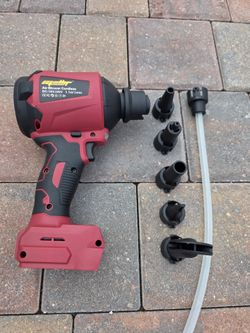 Mellif
High Volume Compressed Air Duster Compatible with Milwaukee 18V Battery- 3 Speeds, 50000RPM Brushless Motor, LED Light, 7 Multi-Use Accessories