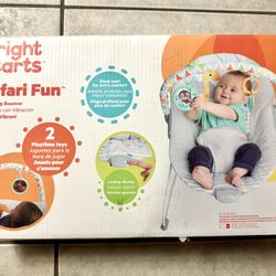 NEW Bouncer Bright Starts Safari Fun 