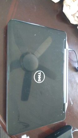 Black dell laptop