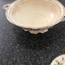 Mason’s patent ironstone china. Early 1900’s . Soup tureen and cover . Made in Arbor England numbered piece