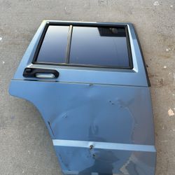 Jeep Cherokee XJ Rear Passenger Door Oem 1997 Through 2001 Blue 