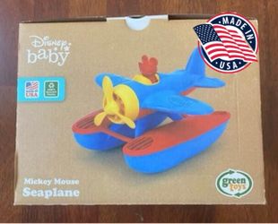 NIB New Green Toys: Mickey Mouse Seaplane (24.13 H x 19.05 L x 20.32 W) No BPA, phthalates, PVC.