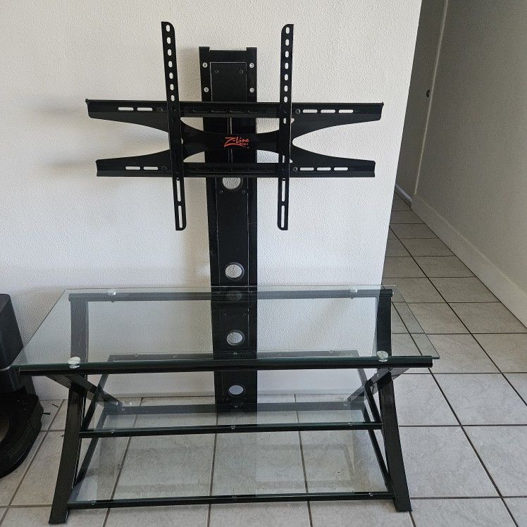Z Line Designs Glass TV Stand